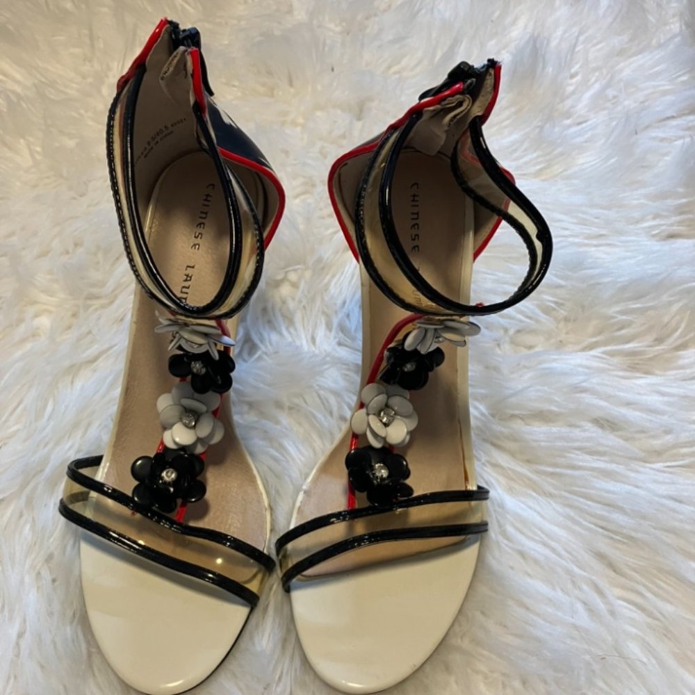 CHINESE LAUNDRY Floral Heels